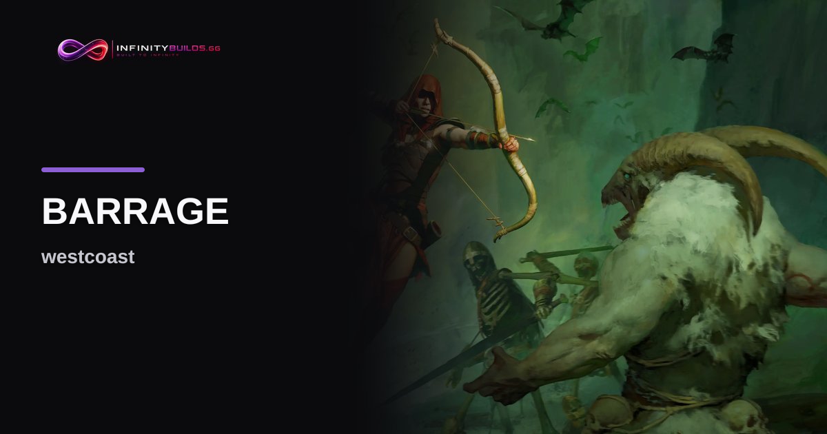 Barrage: D4 Rogue Build, Season 15 | InfinityBuilds
